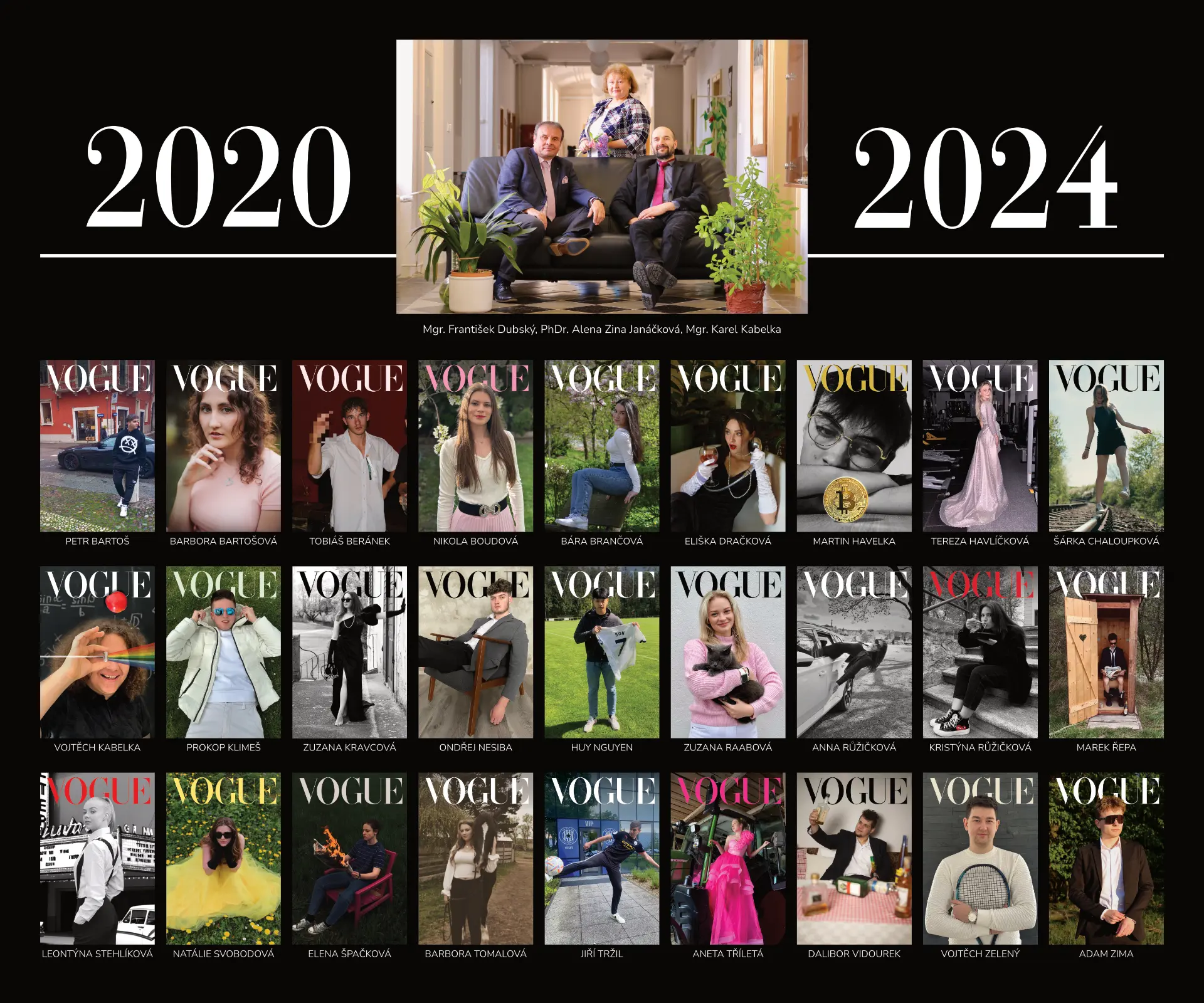 maturitní tablo vogue